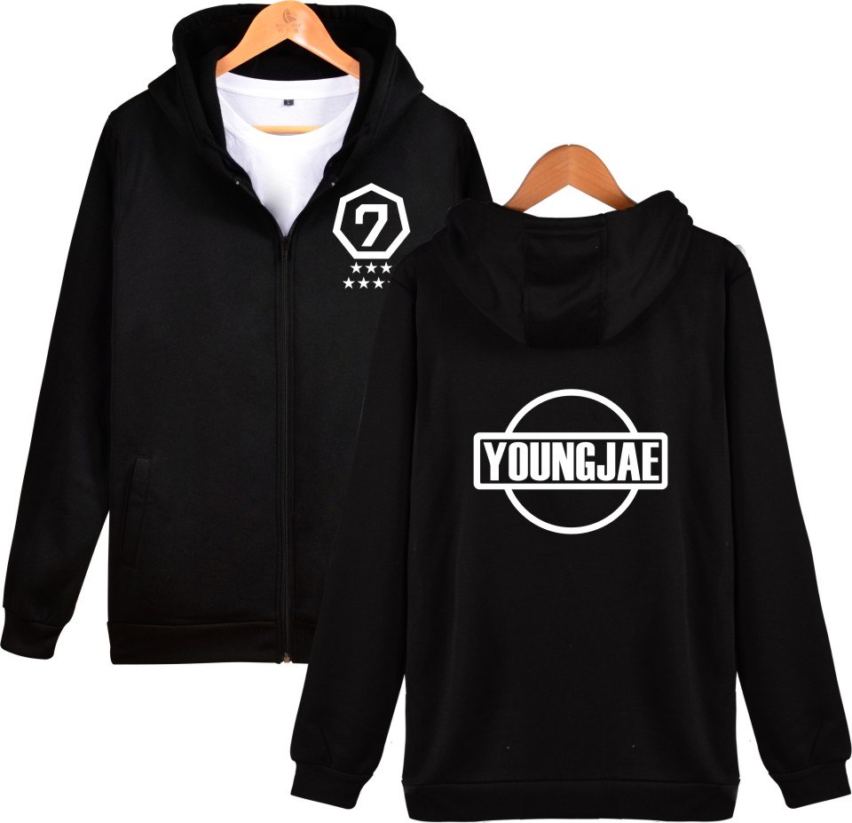 Blackday GOT7 harajuku BTS KPOP Hoodies Men/Women Zipper moletom masculino Sweatshirt Korean Popular Portfolio sweatshirt tracksuit, Gold
Blackday GOT7 harajuku BTS KPOP Hoodies Men/Women Zipper moletom masculino Sweatshirt Korean Popular Portfolio sweatshirt tracksuit, Gold