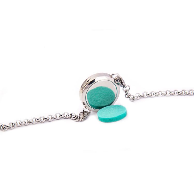 25mm Tree of life Locket Bracelet Aromatherapy / Essential Oil Stainless Steel Diffuser Locket bracelet 7.5'' wrist wiith pads
