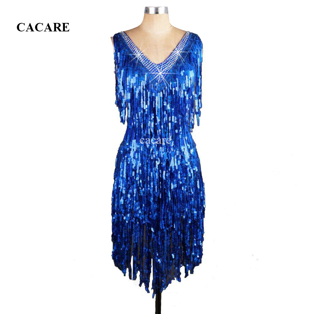 Sequins Latin Dance Dress Women Girls Latin Prom Dress Samba Salsa Competition Dance Dress Tango Costumes D0173 with Rhinestones Tassels, Blue
Sequins Latin Dance Dress Women Girls Latin Prom Dress Samba Salsa Competition Dance Dress Tango Costumes D0173 with Rhinestones Tassels, Blue
