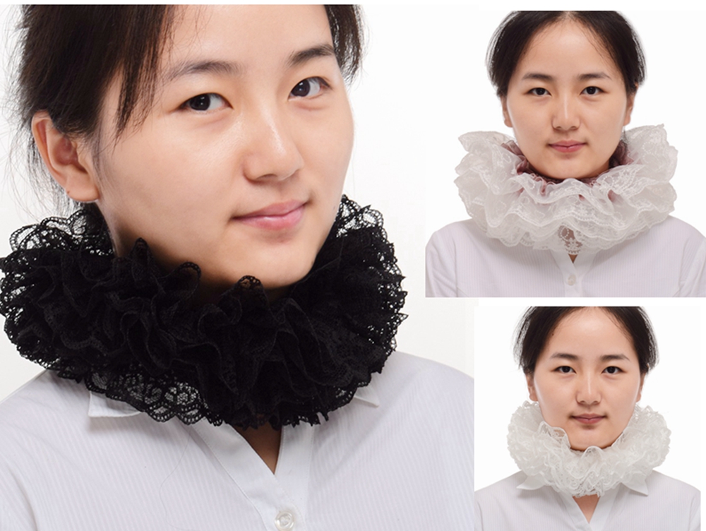 Vintage Tudor Elizabethan Lace Neck Ruff Collar Costume Accessories Victorian Steampunk Gothic Cosplay Accessory White/Black/Purple, 40cm length white
Vintage Tudor Elizabethan Lace Neck Ruff Collar Costume Accessories Victorian Steampunk Gothic Cosplay Accessory White/Black/Purple, 40cm length white