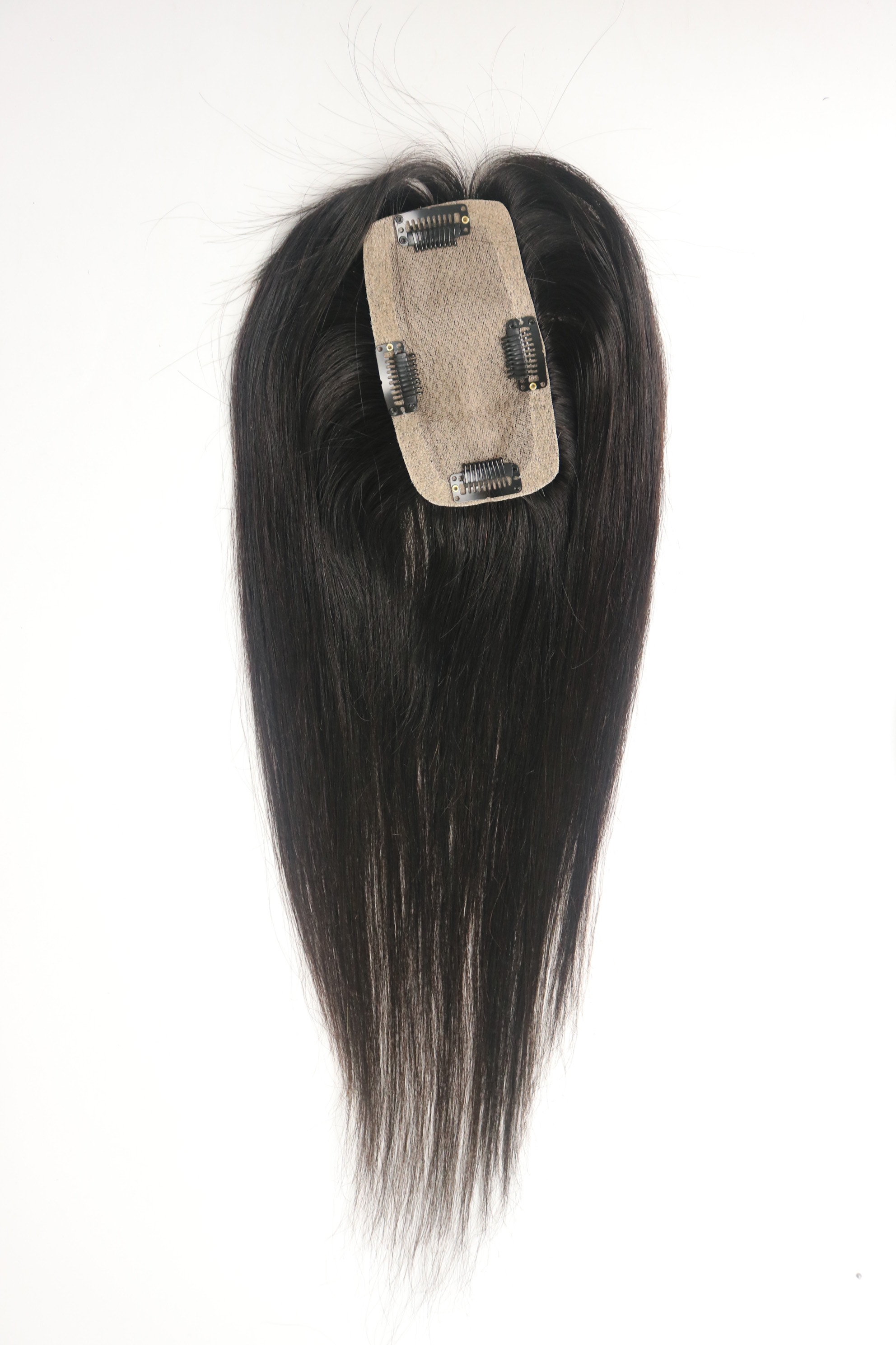 100% Remy Human Hair Topper Toupee Hairpiece Straight 2.5*4 35g for woman meeting the requirements of the customers