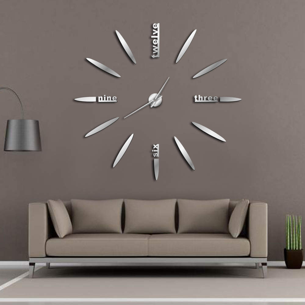 Frameless DIY Wall Clock 3D Mirror Wall Clock Large Mute Stickers for Living Room Bedroom Home Decorations Big Time
Frameless DIY Wall Clock 3D Mirror Wall Clock Large Mute Stickers for Living Room Bedroom Home Decorations Big Time