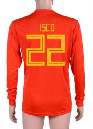 Customized new mens 18-19 Home Red 22 isco Long Sleeves Thai Quality Soccer Jersey,20 Asensio 19 Rodrigo 15 Ramos 3 Piqué 8 koke Soccer wear, 18-19 away white
Customized new mens 18-19 Home Red 22 isco Long Sleeves Thai Quality Soccer Jersey,20 Asensio 19 Rodrigo 15 Ramos 3 Piqué 8 koke Soccer wear, 18-19 away white