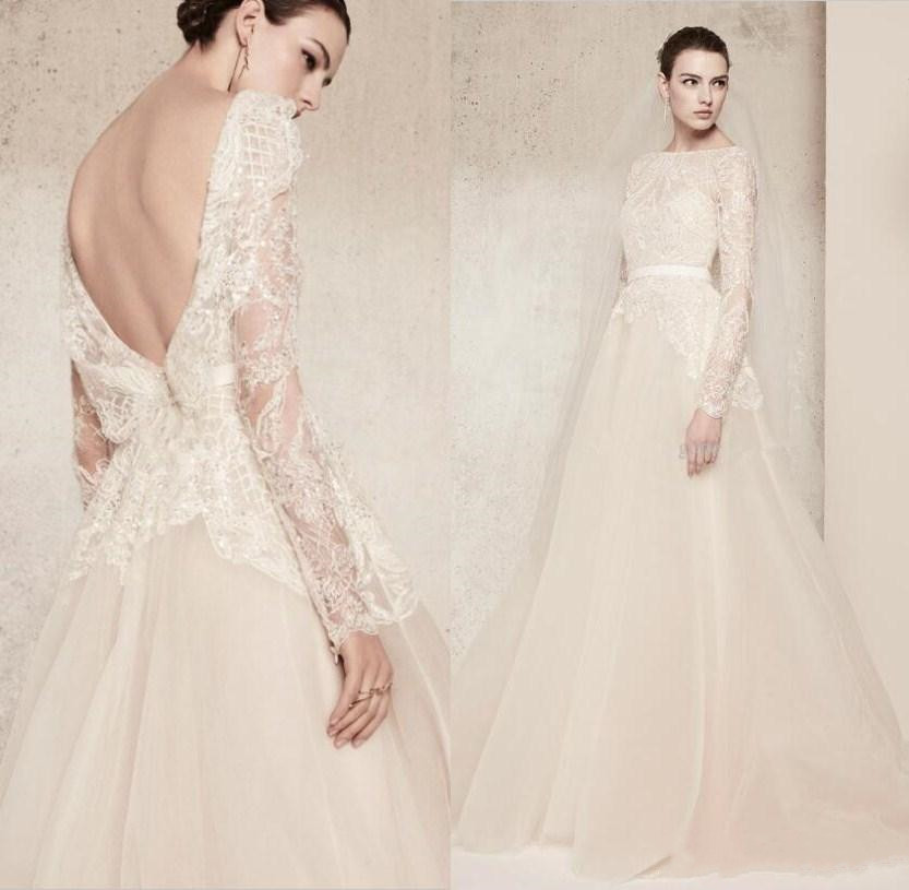 Elie Saab Lace Wedding Dresses Luxury Crystal Long Sleeves Bridal Gowns 2020 Bateau Neck Custom Made Plus Size Wedding Dress, Silver
Elie Saab Lace Wedding Dresses Luxury Crystal Long Sleeves Bridal Gowns 2020 Bateau Neck Custom Made Plus Size Wedding Dress, Silver