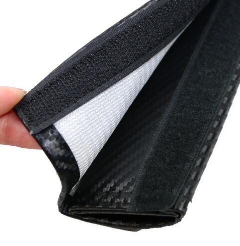 Car Sticker S line RS Development Car Safety Seat Belt Cover Soft Carbon Fiber Grain PU Strap Cover for audi Car Styling