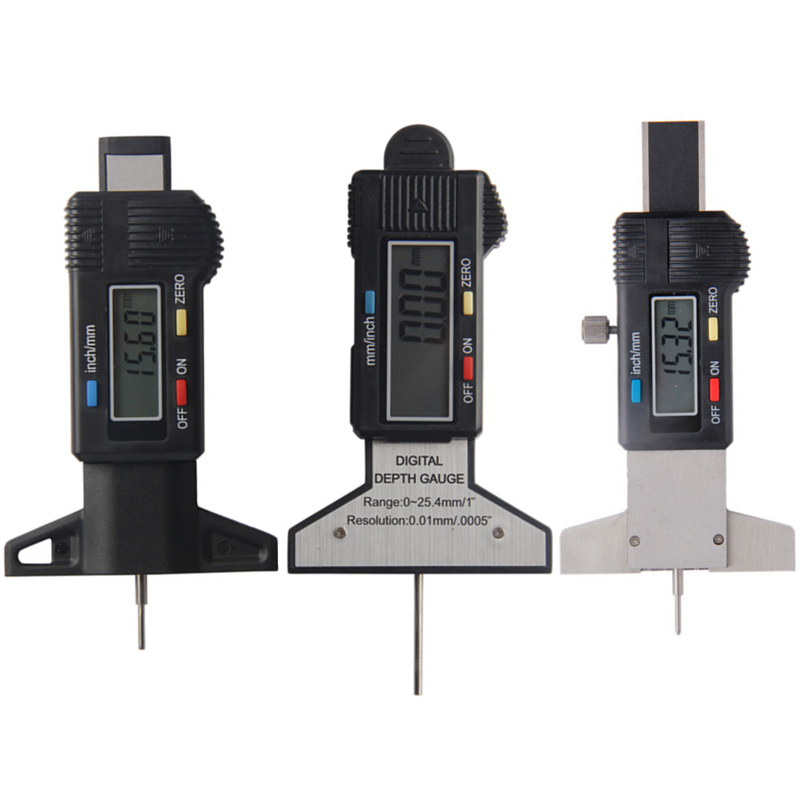 Freeshipping 0-25mm/0-25.4mm/0.01mm Digital Depth Gauge LCD Display Wheel Tread Depth Gauge Micrometer Caliper Measure Tools
Freeshipping 0-25mm/0-25.4mm/0.01mm Digital Depth Gauge LCD Display Wheel Tread Depth Gauge Micrometer Caliper Measure Tools