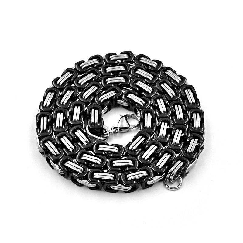 Rock Hip Hop Titanium Steel Mens Chains Necklace Gold/Silver/Black Thick Heavy Link Chain Jewelry Accessories
Rock Hip Hop Titanium Steel Mens Chains Necklace Gold/Silver/Black Thick Heavy Link Chain Jewelry Accessories