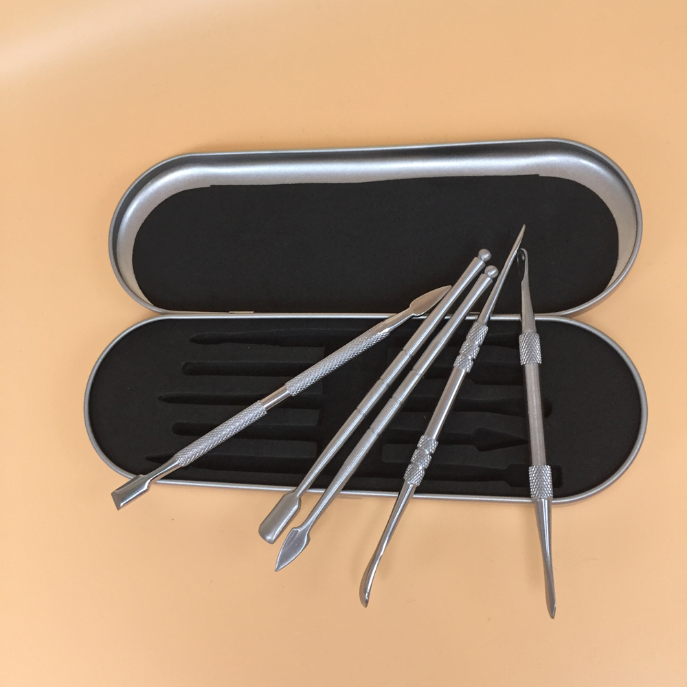 Alumimum case 5pcs Dabber kit oil rig glass bong dab tools Spatula dabbing nail wax Tool For Quartz Banger Nail Cleaning dab Tool
Alumimum case 5pcs Dabber kit oil rig glass bong dab tools Spatula dabbing nail wax Tool For Quartz Banger Nail Cleaning dab Tool