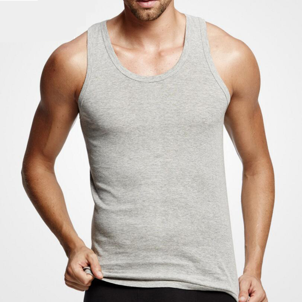 2018 Men's Pure Cotton Vest Stretch Large Code Word Youth Leggings Men's Bodybuilding Vest Wholesale, White
2018 Men's Pure Cotton Vest Stretch Large Code Word Youth Leggings Men's Bodybuilding Vest Wholesale, White