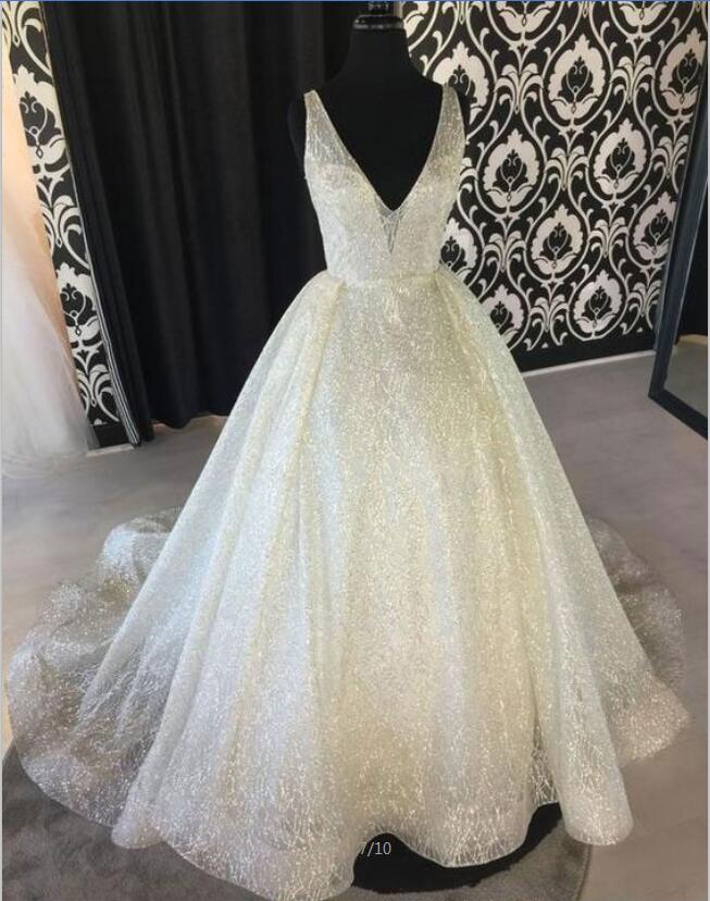 Sexy A Line Prom Dresses Sparkly Full Sequins Shiny Evening Gowns Custom Made Formal Dresses Vestido De Novia