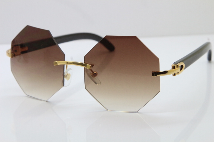 Rimless HOT 18K Gold Sunglasses Metal with Black Buffalo Horn Sun glasses men vintage 4189706 Eyeglasses with Red C Decoration Fashion Accessories
Rimless HOT 18K Gold Sunglasses Metal with Black Buffalo Horn Sun glasses men vintage 4189706 Eyeglasses with Red C Decoration Fashion Accessories