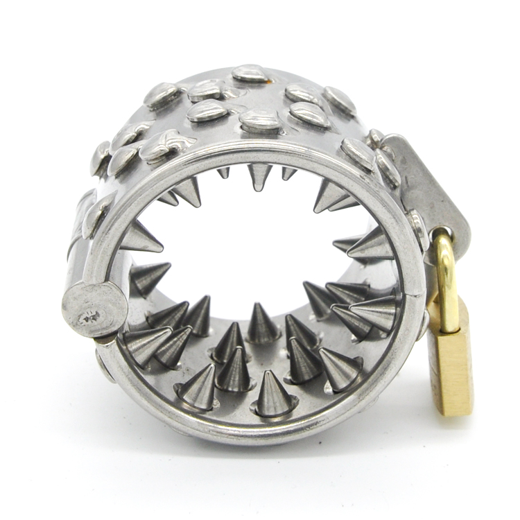 Male Stainless Steel Chastity Scrotum Stretcher Ball Ring Enhancer Squeeze Pendant Penis Restraints with Spike Nails DoctorMonalisa CR1-2
Male Stainless Steel Chastity Scrotum Stretcher Ball Ring Enhancer Squeeze Pendant Penis Restraints with Spike Nails DoctorMonalisa CR1-2