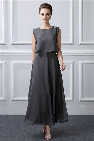 Grey Mother Of The Bride Dresses Plus Size Formal Gowns Evening Wear Ankle Length Wedding Guest Dress
Grey Mother Of The Bride Dresses Plus Size Formal Gowns Evening Wear Ankle Length Wedding Guest Dress