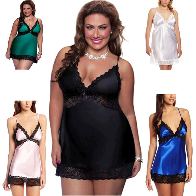Sexy Lingerie Sleepwear Lace Women's Dress Underwear G-String Nightwearplus size #R78, Black
Sexy Lingerie Sleepwear Lace Women's Dress Underwear G-String Nightwearplus size #R78, Black