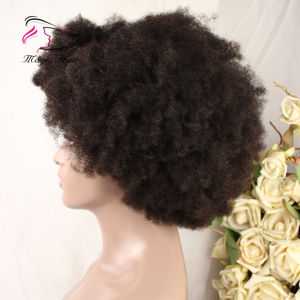 Free Shipping Short Bob Human Hair Wigs For Black Women Afro Kinky Curly Brazilian Remy Hair Color 2# Lace Front Human Hair Wigs