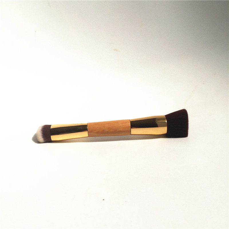 TT-Series The slenderizer bamboo contouring brush -Multi-functional double-ended contour Foundation brush- Beauty Makeup Brushes Blender