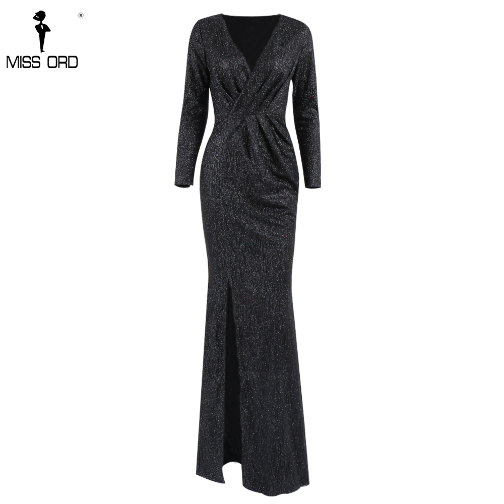 Missord 2018 Sexy V Neck Long Sleeve Glitter High Split Dress Female Elegant Party Clubwear Maxi Elegant Dress VestdiosFT18776-3, Black
Missord 2018 Sexy V Neck Long Sleeve Glitter High Split Dress Female Elegant Party Clubwear Maxi Elegant Dress VestdiosFT18776-3, Black