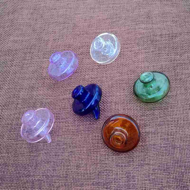 Wholesale DHL Free Cute Carb Caps Multicolor Mini UFO Spinning Top Glass Smoking Accessories For Water Pipes Dab Rigs DCC03
Wholesale DHL Free Cute Carb Caps Multicolor Mini UFO Spinning Top Glass Smoking Accessories For Water Pipes Dab Rigs DCC03