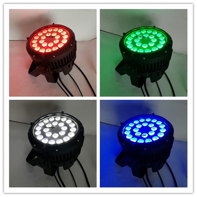 8 pieces christmas lights outdoor projector par led 24x12w iluminacion dj par 64 led waterproof 4in1 rgbw par