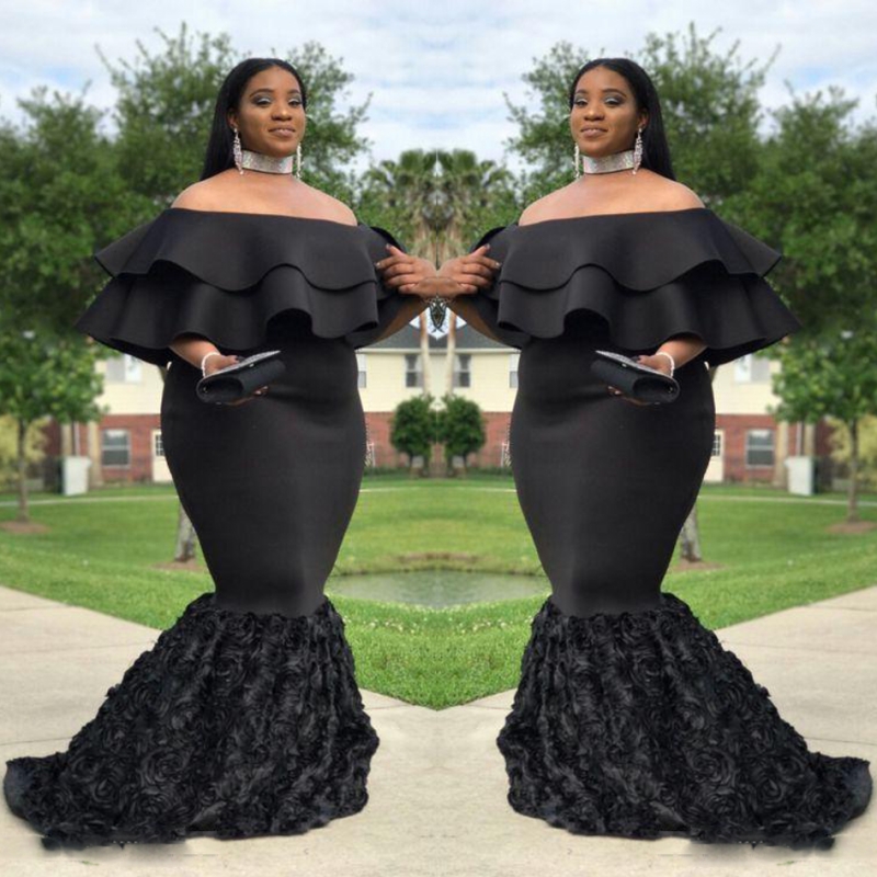 Plus Size Mermaid Prom Dresses Black Off The Shoulder Two Layers Evening Gowns Ruched Sweep Train African Women Formal Party Dress, Hunter green
Plus Size Mermaid Prom Dresses Black Off The Shoulder Two Layers Evening Gowns Ruched Sweep Train African Women Formal Party Dress, Hunter green