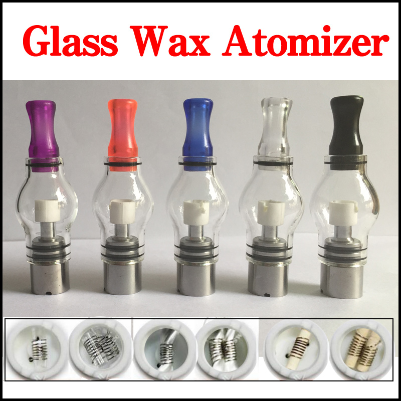 Bulb Style Glass Globe Wax Atomizer Single Dual Ceramic Quartz Cotton Coils Dry Herb Vaporizer Tank Replacement Coil For Ego T Evod Battery
Bulb Style Glass Globe Wax Atomizer Single Dual Ceramic Quartz Cotton Coils Dry Herb Vaporizer Tank Replacement Coil For Ego T Evod Battery