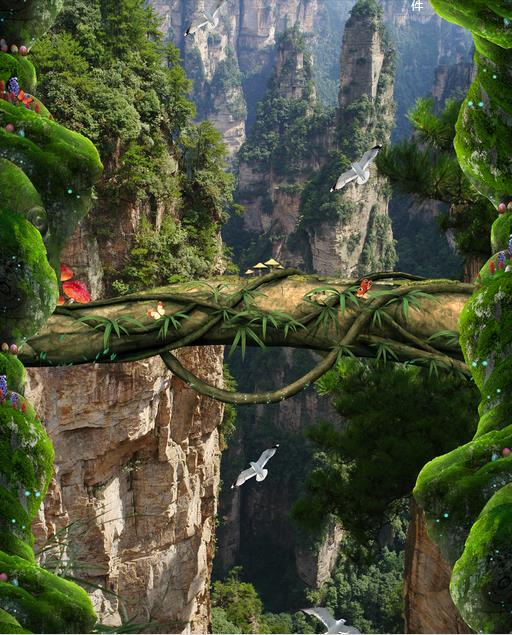 ceiling murals wallpaper Forest Valley Mountain peak stereo bathroom kitchen 3D floor stickers wallpaper bathroom, As the photo 
ceiling murals wallpaper Forest Valley Mountain peak stereo bathroom kitchen 3D floor stickers wallpaper bathroom, As the photo