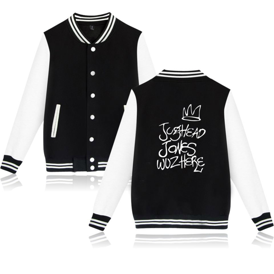 Blackday Good Style Riverdale Baseball Jackets Sweatshirts Women/Men Print New Uniform Style Casual Collage Coat Plus Size 4XL, Black
Blackday Good Style Riverdale Baseball Jackets Sweatshirts Women/Men Print New Uniform Style Casual Collage Coat Plus Size 4XL, Black