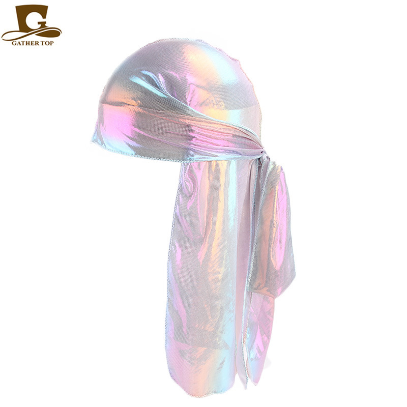 Women Headband Reese Silk Long Tail Pirate Hat Baotou Hair Band Hip Hop Cloak Cap DURAG Hair Accessories Free Shipping