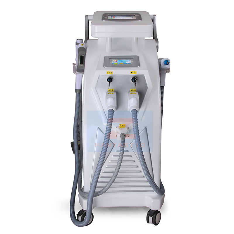 Powerful Optimal Pulsed Technology OPT ipl permanent Hair Removal E-light IPL RF nd Yag Laser Multifunction Beauty salon spa Equipment