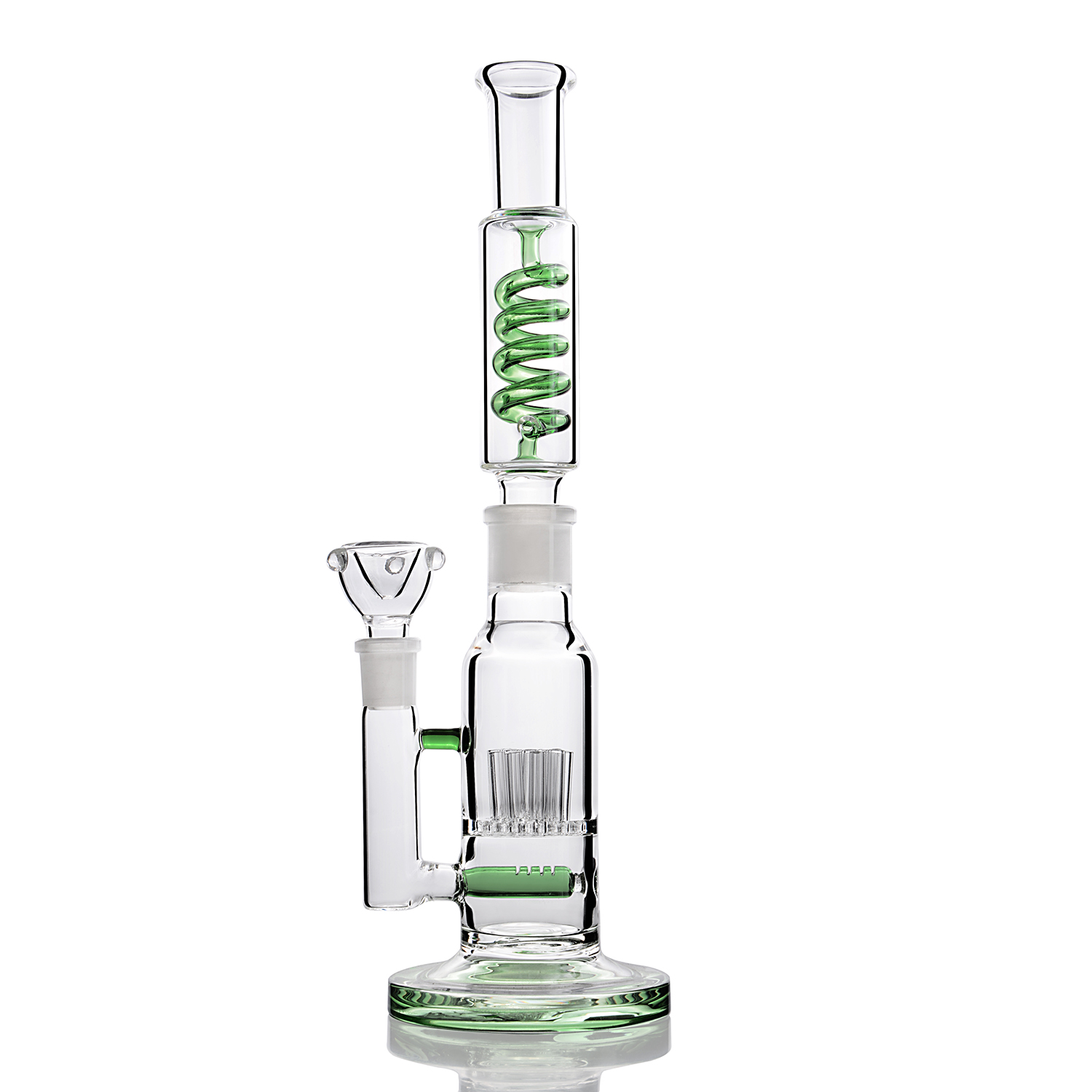 Green Straight Glass Bongs with 15 Arm Tree Perc Green Spiral Tube Thick Base Dab Rig Glass Bong
Green Straight Glass Bongs with 15 Arm Tree Perc Green Spiral Tube Thick Base Dab Rig Glass Bong