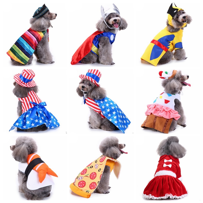 Dog Clothes Christmas Dog Coat Jackets Small Dog Halloween Costume Party Transform Costumes Pumpkin Santa Pet Supplies 18 Designs YW1530, As follows
Dog Clothes Christmas Dog Coat Jackets Small Dog Halloween Costume Party Transform Costumes Pumpkin Santa Pet Supplies 18 Designs YW1530, As follows