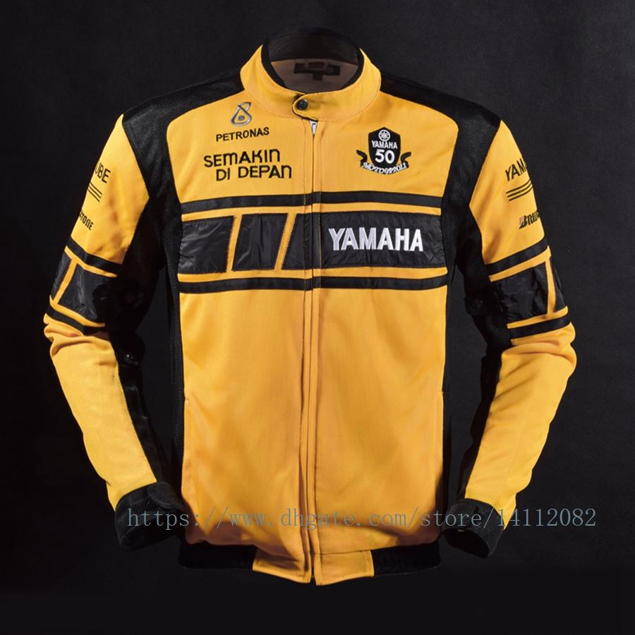 MOTOGP 50-year Anniversary Jacket for YAMAHA Racing Team Summer Motorcycle Mesh Breathable Jacket Coat with 5 Protective Gear, Yellow
MOTOGP 50-year Anniversary Jacket for YAMAHA Racing Team Summer Motorcycle Mesh Breathable Jacket Coat with 5 Protective Gear, Yellow