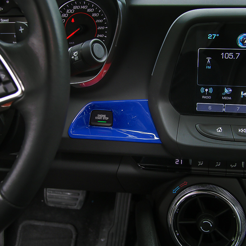 ABS Engine Key Start Stop Button Trim Decoration Cover For Chevrolet Camaro 2017 Up Car Styling Interior Accessories