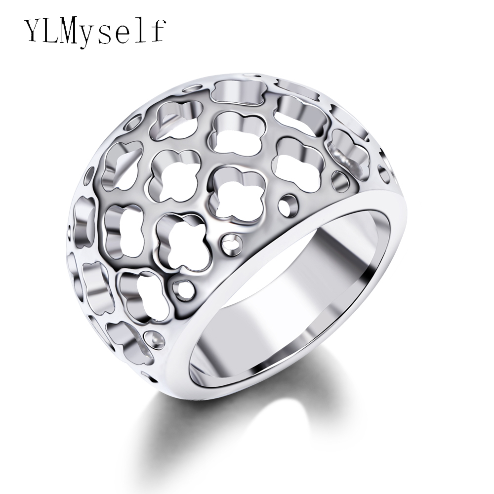 Trendy flower Hole design ring Stainless Steel jewelry daily wear jewellery high polishing statement finger rings for women
Trendy flower Hole design ring Stainless Steel jewelry daily wear jewellery high polishing statement finger rings for women