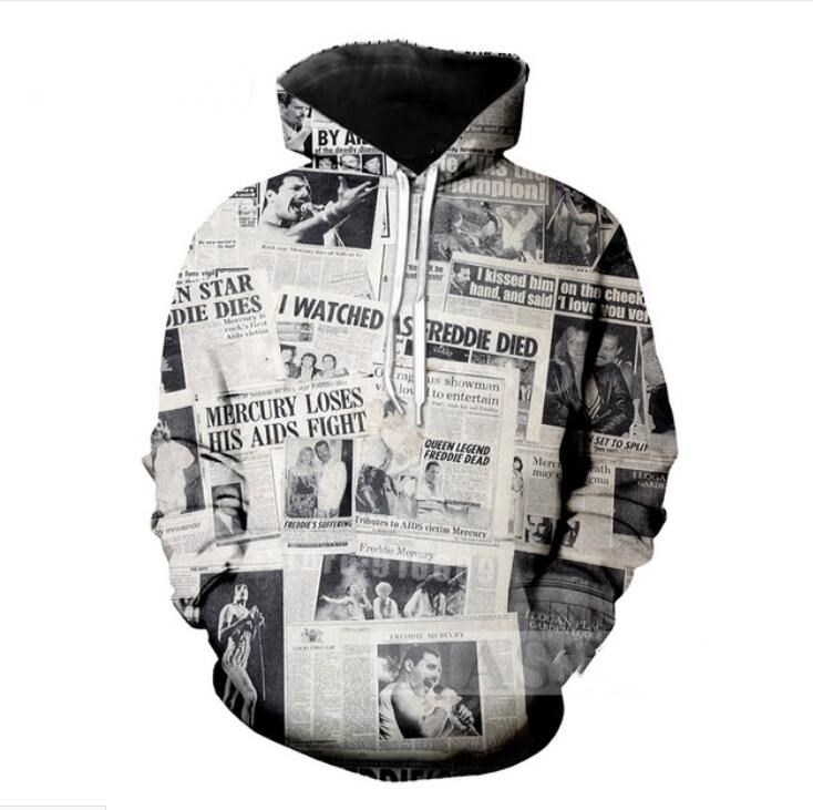 Newest Fashion Womens/Mens Harajuku Style Newspaper Key words Funny 3D Print Casual Crewneck Hoodies Plus Size LM060, Multicolor
Newest Fashion Womens/Mens Harajuku Style Newspaper Key words Funny 3D Print Casual Crewneck Hoodies Plus Size LM060, Multicolor
