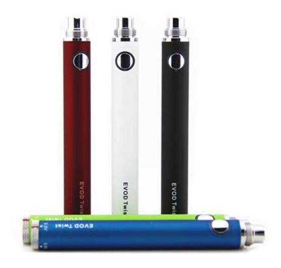 EVOD Twist Battery for Electronic Cigarette Variable Voltage 3.3-4.8V 650mah 900mah 1100mah Compatible with all series eGo Kit CE4 CE5 MT3
EVOD Twist Battery for Electronic Cigarette Variable Voltage 3.3-4.8V 650mah 900mah 1100mah Compatible with all series eGo Kit CE4 CE5 MT3