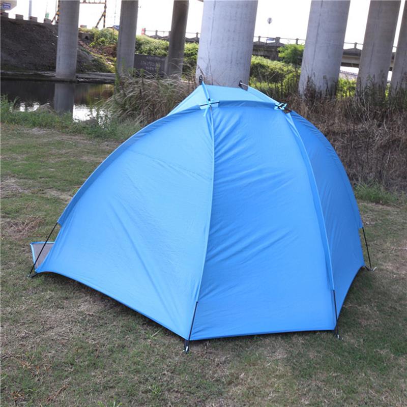 RUNACC Beach Tent Portable Sun Shade Anti-UV Outdoor Shelter for Beach, Travel, Camping and Fishing Blue