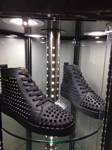 Perfect Gift Spikes High Top Red Bottom Studded Sneakers Shoes Women,Men Luxury Designer Flat Casual Red Sole Autumn Winter Trainers 35-47, Black
Perfect Gift Spikes High Top Red Bottom Studded Sneakers Shoes Women,Men Luxury Designer Flat Casual Red Sole Autumn Winter Trainers 35-47, Black