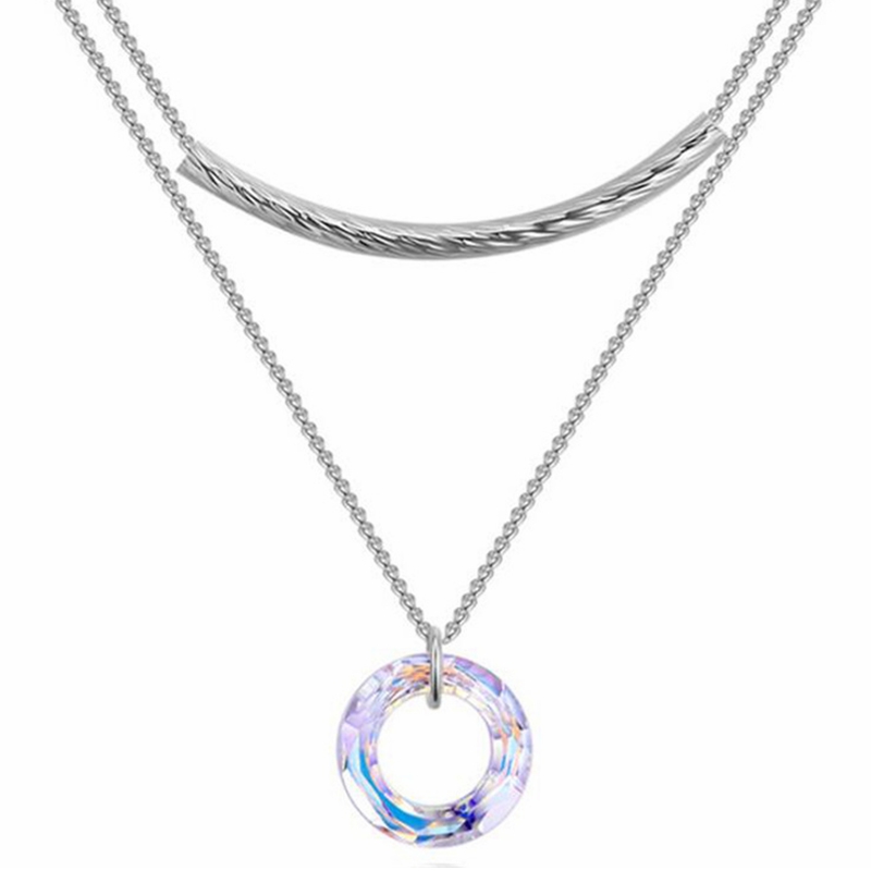 High Quality Circle Necklaces Pendants Crystal Collier Women Fashion Jewelry Crystal from Swarovski Elements Vintage Fashion Jewelry 27101
High Quality Circle Necklaces Pendants Crystal Collier Women Fashion Jewelry Crystal from Swarovski Elements Vintage Fashion Jewelry 27101