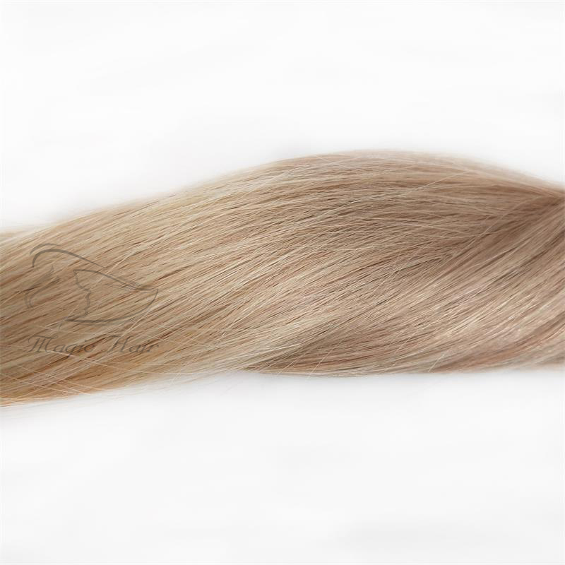 Human Hair Extensions PU Tape Remy Full Head Balayage Color 18/613 Skin Weft Vrigin Hair 50g 20PCS Hair Extensions