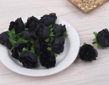 3cm Mini Rose Cloth Artificial Flower DIY Rose Flower Head For Wedding Party Home Room Decoration