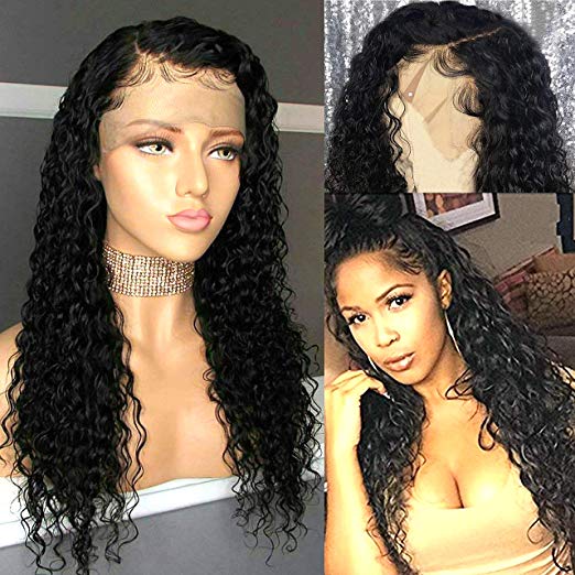 New hairstyle Glueless cuticle aligned raw virgin 10A grade curly human hair full lace wig transparent lace 130%