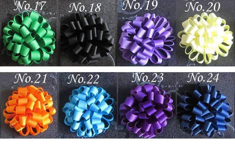 Baby Loop Bows Clips ponytail Holder Hair Accessories Girl Ribbon boutique Xmas Hair Bows Clip Flower ties Headband headwear 60pcs HD3236