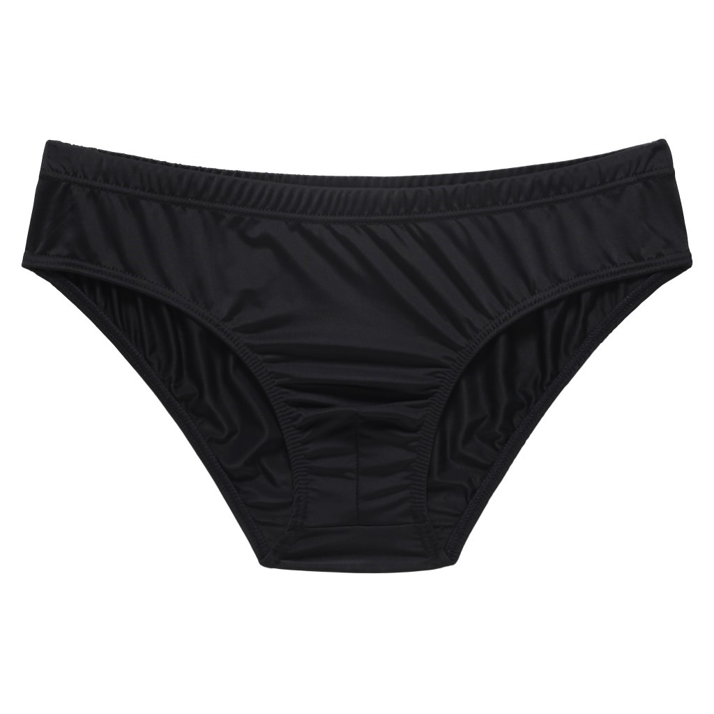 Ice silk underwear men transparent gay sexy men's ice silk briefs ultra-thin breathable low waist seamless man underwear