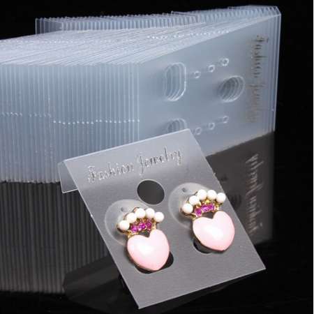 100pcs Professional Plastic Earring Ear Studs Display Hang Cards Jewelry Holder Wholesale
100pcs Professional Plastic Earring Ear Studs Display Hang Cards Jewelry Holder Wholesale