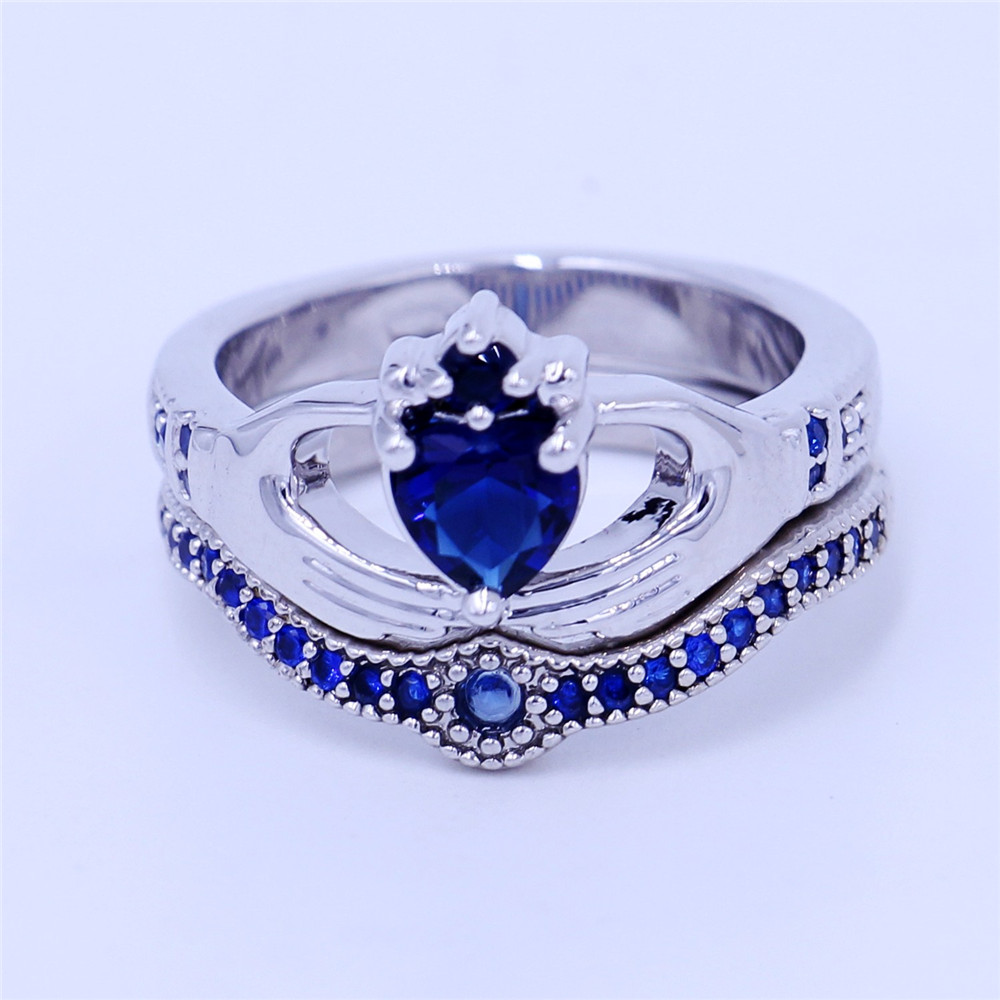 4 colors Lovers claddagh ring birthstone Jewelry Wedding band rings set for women heart 5A Cz White Gold Filled Party Ring
4 colors Lovers claddagh ring birthstone Jewelry Wedding band rings set for women heart 5A Cz White Gold Filled Party Ring