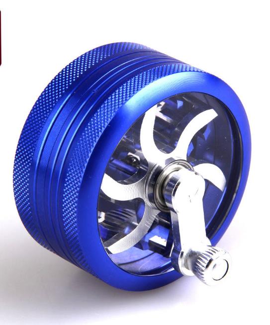 2 - Layer Hand-operated Aluminum Alloy Smoke Grinder 63 Mm Through Window Metal Grinder
2 - Layer Hand-operated Aluminum Alloy Smoke Grinder 63 Mm Through Window Metal Grinder