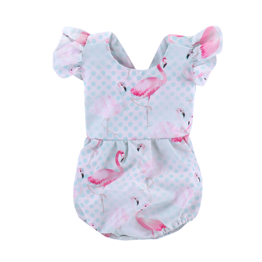 2018 Baby Girls Flamingo Fly Sleeve Rompers INS Fashion Toddler kids Flamingos Printed Romper Summer Infant Sleevless Jumpsuits, As photo
2018 Baby Girls Flamingo Fly Sleeve Rompers INS Fashion Toddler kids Flamingos Printed Romper Summer Infant Sleevless Jumpsuits, As photo