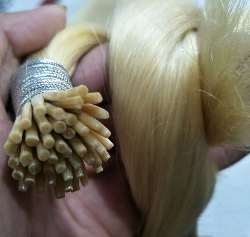 colorful prebonded stick i tip human hair extensions 18 20 22inch 1g strands 400st lot prebonded hair free dhl