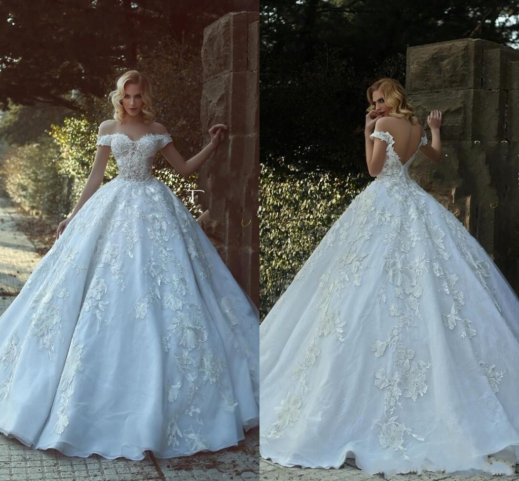 2018 Sexy A Line Wedding Dresses Off Shoulder Cap Sleeves Beads Arabic Lace Appliques Open Back Long Illusion Plus Size Formal Bridal Gowns, White
2018 Sexy A Line Wedding Dresses Off Shoulder Cap Sleeves Beads Arabic Lace Appliques Open Back Long Illusion Plus Size Formal Bridal Gowns, White